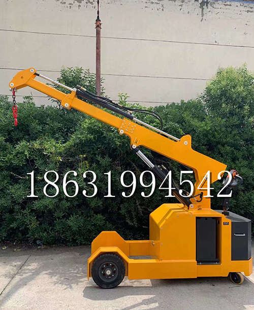 郊区随车吊机随车吊机价格全电动液压吊车间车载1吨电动吊机郊区伸缩吊